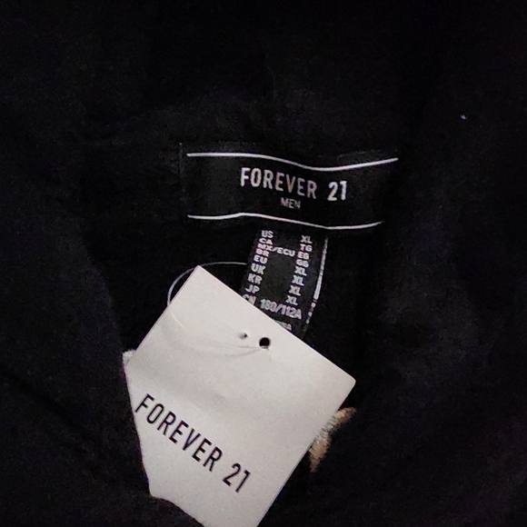 NWT Forever 21 Mens Buena Suerte Religious Sweatshirt Hoodie Sz. XL - Picture 7 of 12